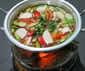 vegan hotpot in Vietnam