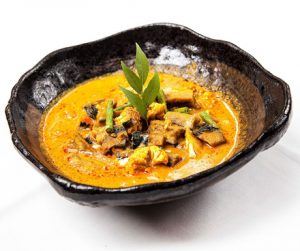 vegan red curry at Malis in Siem Reap