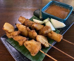 Pinxin vegan mushroom satay