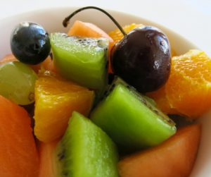 selection of fruits at Hotel Infante Sagres