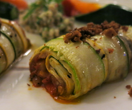 Vegan and 100% plant based cannelloni at Tide