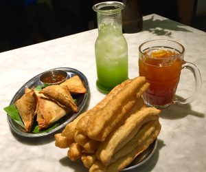 tea, juice and vegan snacks in Yangon
