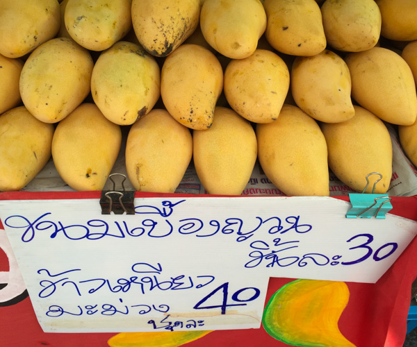 mangoes in Phuket