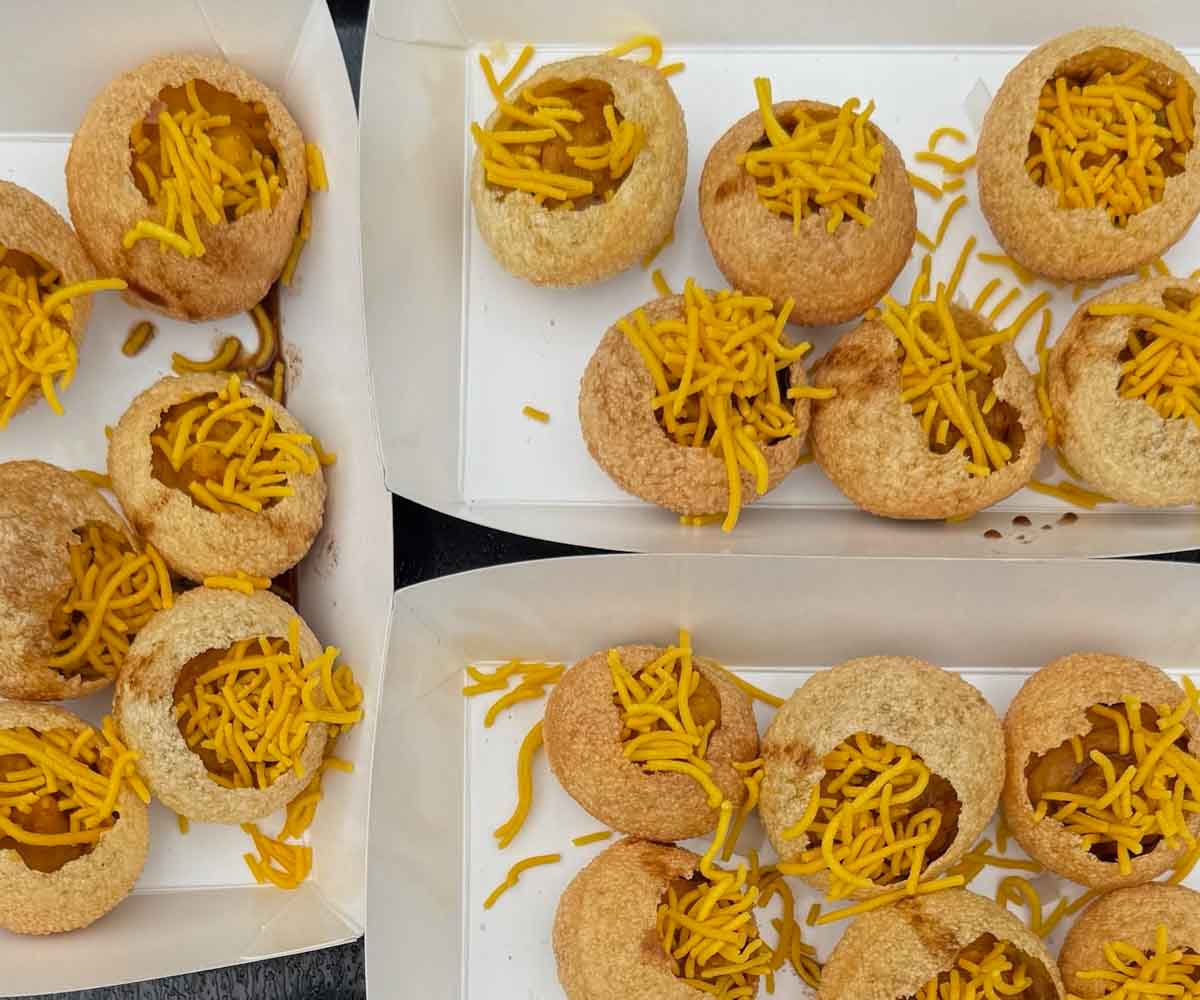 Chutneys and Chai pani puri