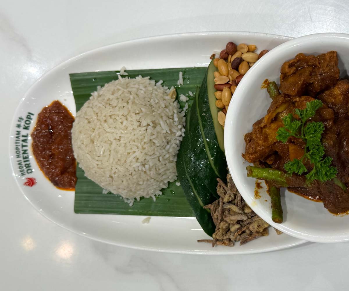 Oriental Kopi vegan nasi lemak