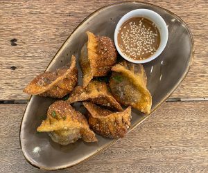 Vegan gyoza at Sprout KL