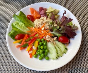 The Athenee Bangkok Vegan Breakfast Salad Platter_