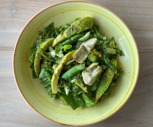 green salad at Cora Cora