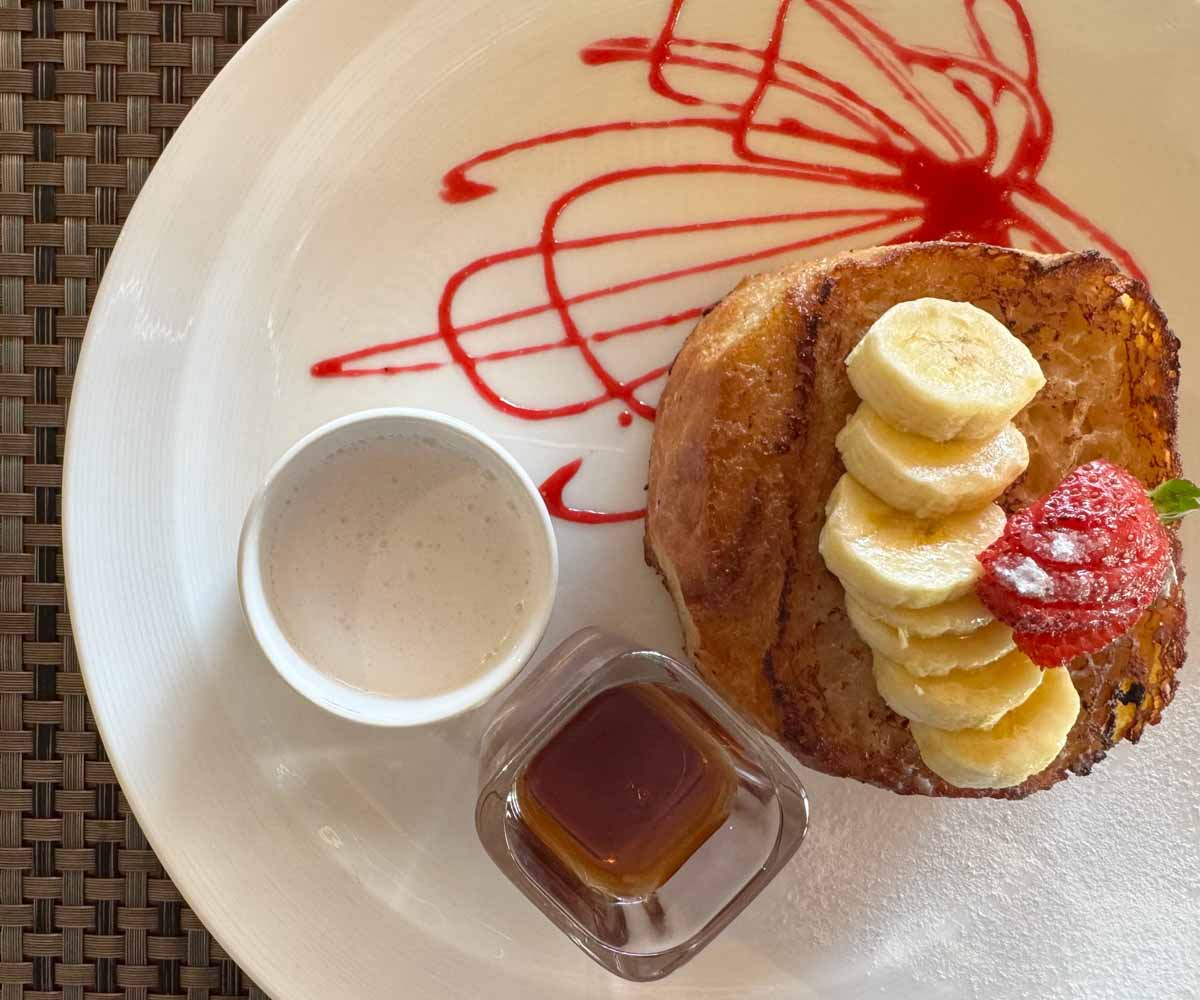 Viceroy Bali vegan french toast Viceroy Bali vegan french toast