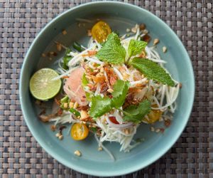 Viceroy Bali vegan pomelo salad