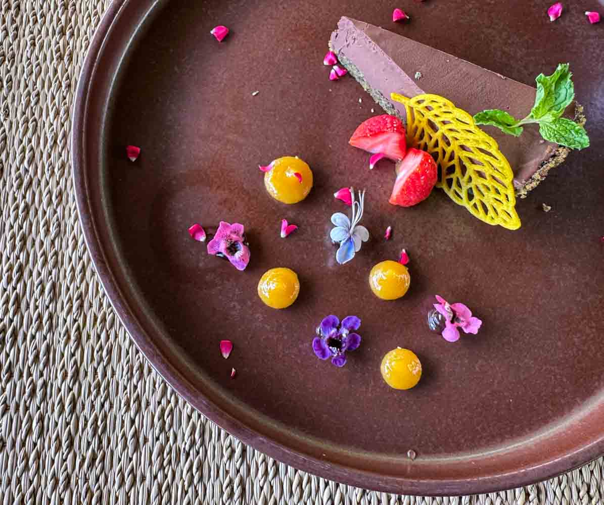Kamalaya vegan chocolate cake Kamalaya vegan chocolate cake