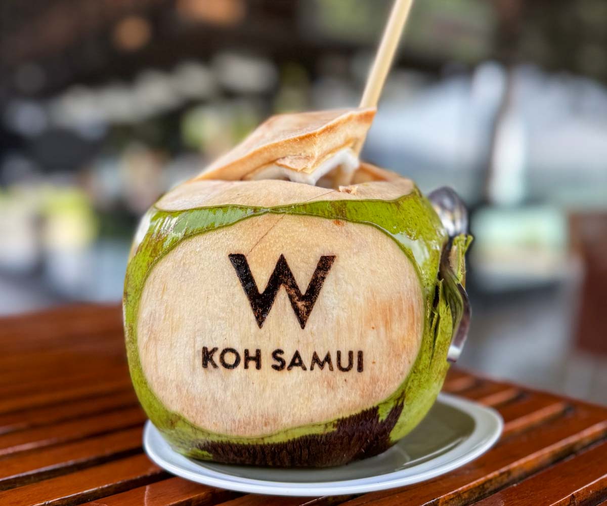 W Koh Samui coconut W Koh Samui coconut