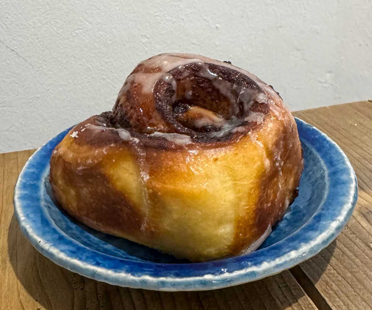vegan Hanoi cinnamon bun