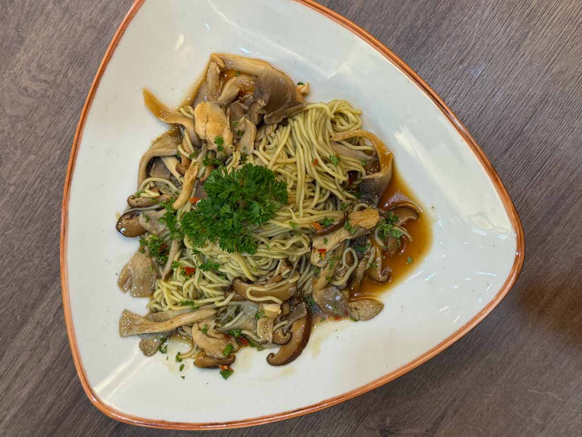 vegan Hanoi yam noodles