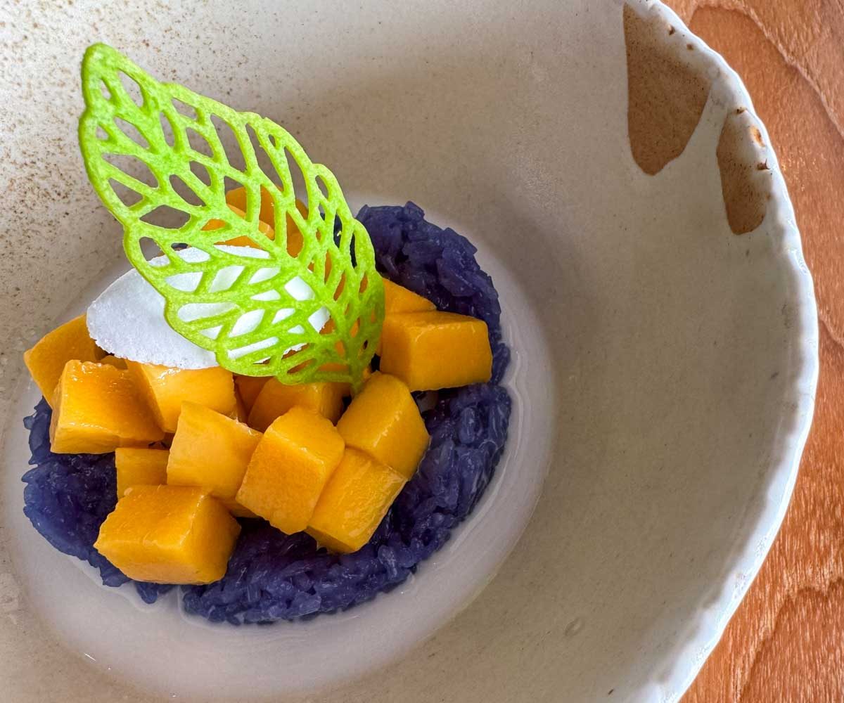 vegan dessert at W Koh Samui